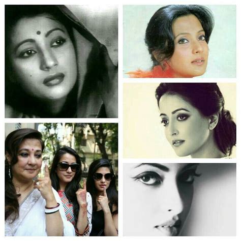Bengali Beauties Of Bollywood Generations Suchitra Sen Moon Moon Sen Her Two Daughters