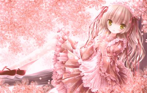 Pink Wallpaper Pc Anime Pink Anime Girl Wallpapers Wa