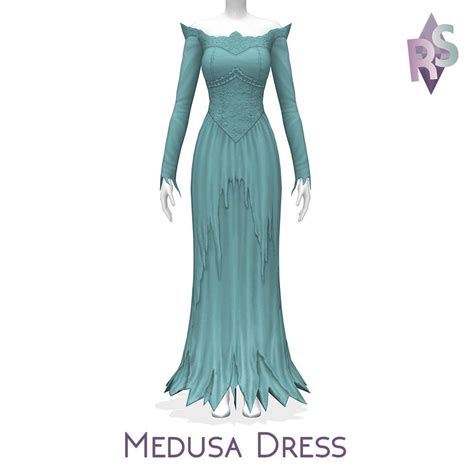 Medusa Dress Sims 4 Dresses Dresses For Teens Los Sims 4 Mods Magic