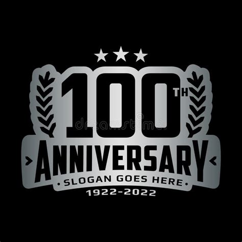 100 Years Anniversary Logo Design Template 100th Anniversary
