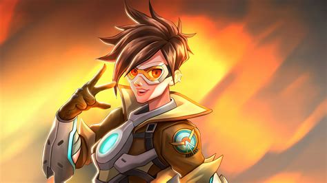 1920x1080 Tracer From Overwatch 5k Laptop Full Hd 1080p Hd 4k