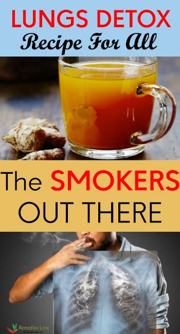 lungs detox recipe for all the smokers out there remedies lore