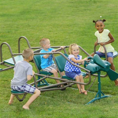 Lifetime Ace Flyer Airplane Teeter Totter See Saw In Earth Tone 3