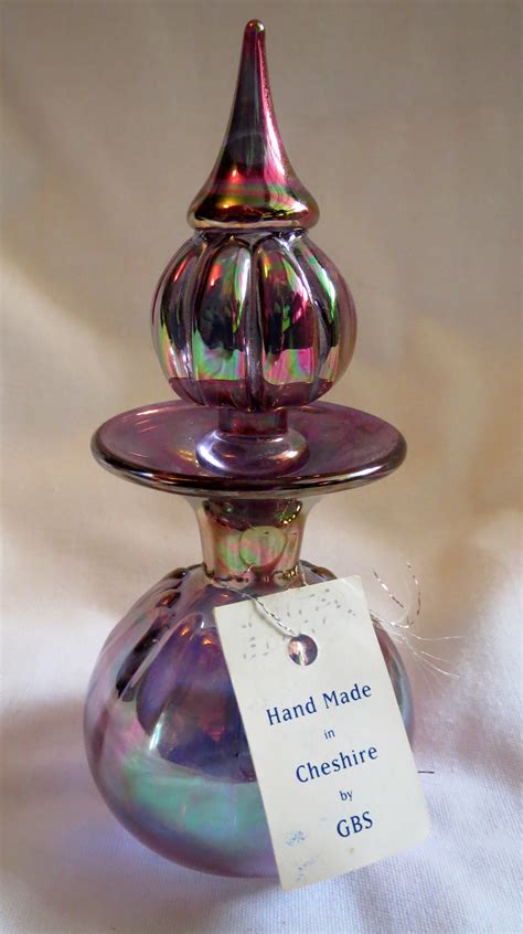 Hand Made Glass Perfume Bottle By Gbs Cheshire Vees Cave