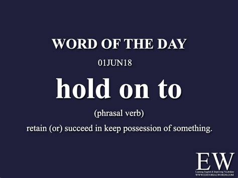Word Of The Day 01jun18 English Words Learn English Words Idioms