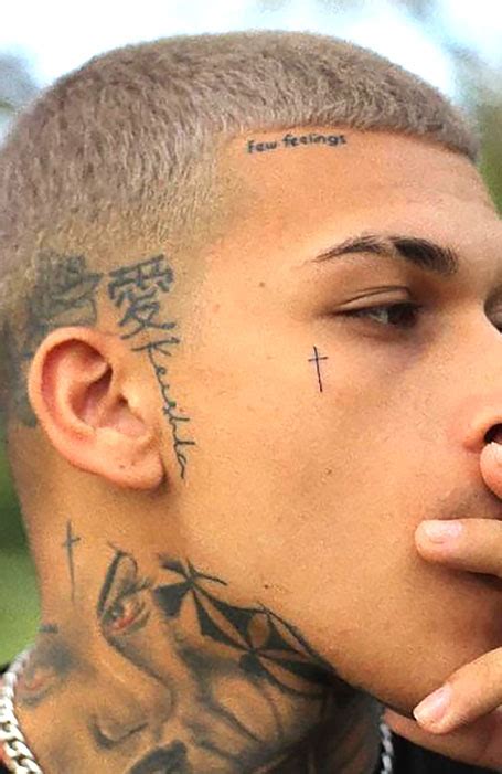 15 Cool Face Tattoos For Ballsy Men In 2020 Cool Face Tattoos Face
