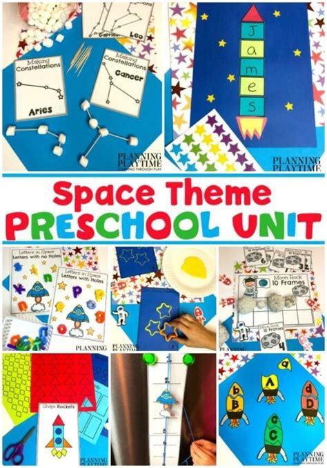 Space Theme Preschool Planning Playtime
