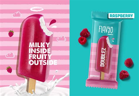 Flavyo Ice Cream Packaging On Behance