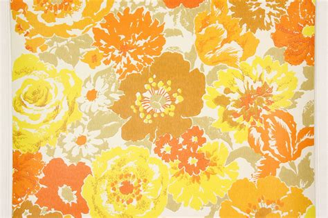 Free Download 1970s Vintage Wallpaper Retro Brown Orange And Yellow
