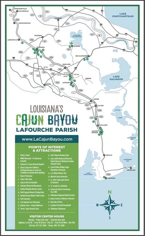 Lafourche Parish Maps La Cajun Bayou