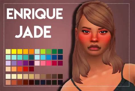 Weepingsimmer Enriques Jade Hair Recolored Sims 4 Hairs