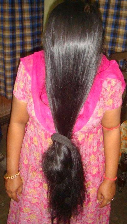 Indian Long Thick Hair Women 2 Long Hair Over Face
