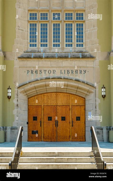 Preston Library Virginia Military Institute Lexington Virginia Stock