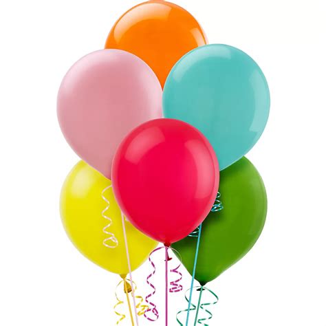 Assorted Color Balloons 72ct Party City