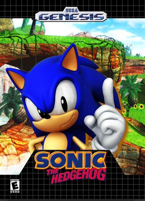 Sonic The Hedgehog Genesis Box Art Cover By Hypno
