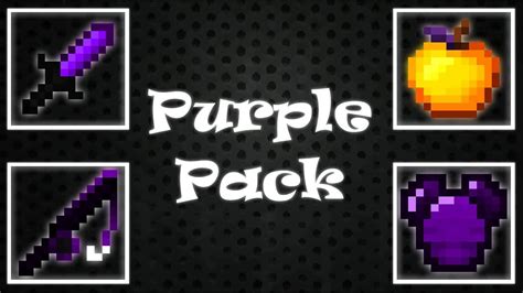 Purple 16x16 Pack Minecraft Pvp Texture Pack Youtube