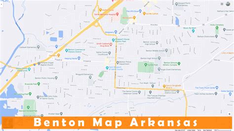 Benton Arkansas Map