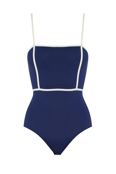 Solid And Striped Blue And White One Piece Navy One Piece Striped One