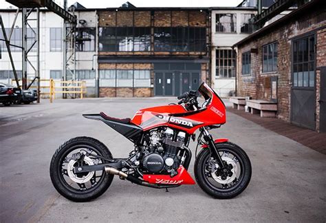 Rad Retro Remake Honda Cbx750 By Amp Motorcycles Honda Cafe Racer
