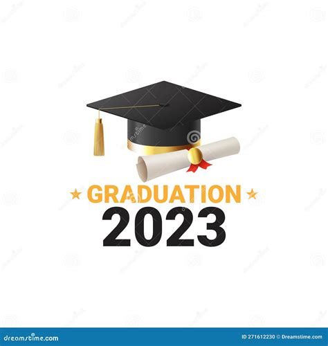 Symbol For Graduation 2023 Stock Illustration Illustration Of Object