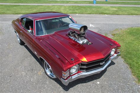 This 71 Chevelle Is A Candy Apple Cool Show Stopper
