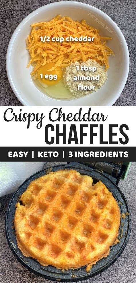 It's got all of the delicious, familiar flavors of your favourite pizza, but with none of the carbs. Crispy Keto Cheddar Chaffles (Made with Almond Flour)