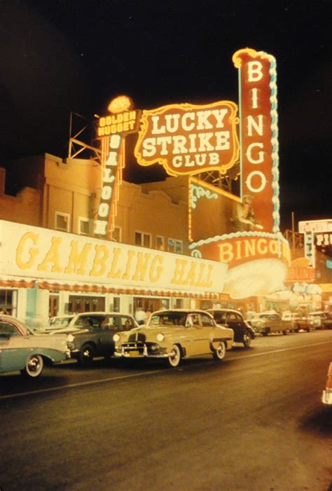 Vintage Las Vegas — Lucky Strike Club Las Vegas C 1956 57 Golden