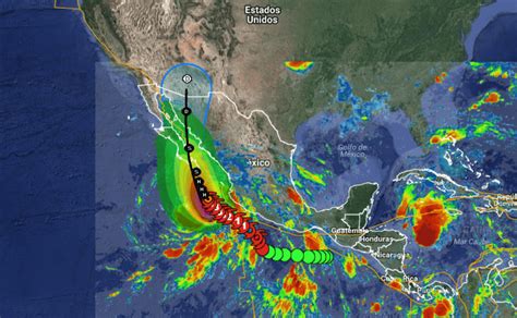 Sigue la trayectoria de grace en vivo. En vivo la poderosa trayectoria del huracán Bud desde el ...