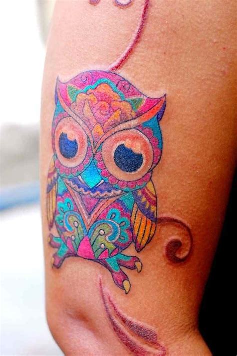 50 Cute Baby Owl Tattoos