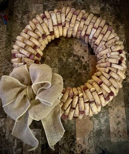 Diy Cork Wreath How To Recycle Wine Corks Ridge Vineyards