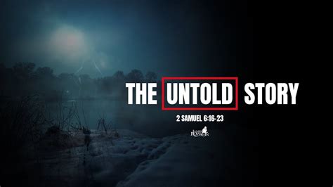 The Untold Story | Pastor James Rowson, Jr. - YouTube