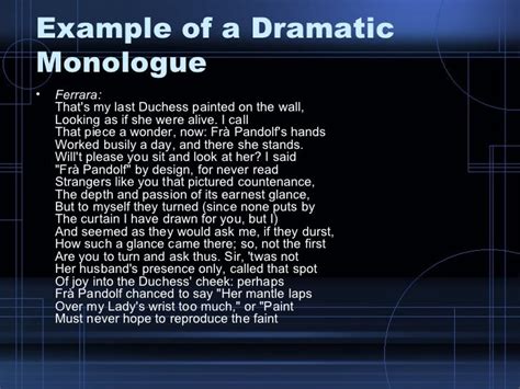What Is Dramatic Poetry Definition Of Dramatic Poem It Usually Tells