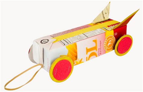 How To Make A Toy Car Out Of Recycled Materials That Moves Draw Easy