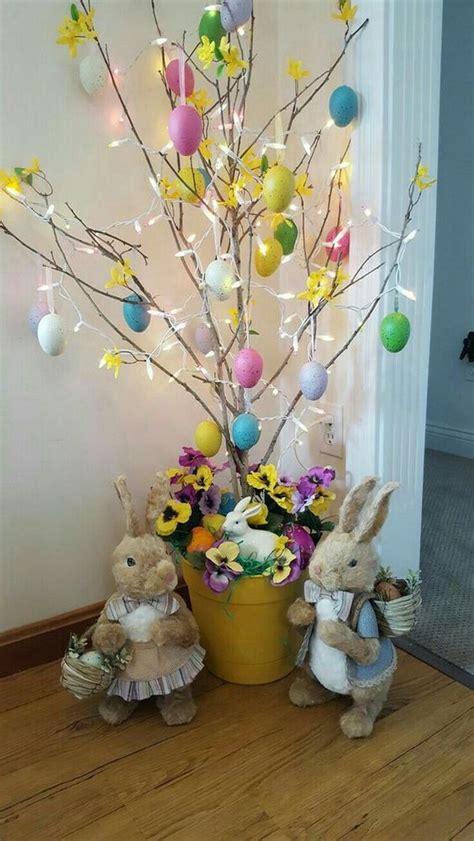 Easter Christmas Tree Decorating Ideas Featuring Cute Ornaments