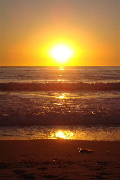 Sunset At Hermosa Beach Photograph By M T Fine Art America