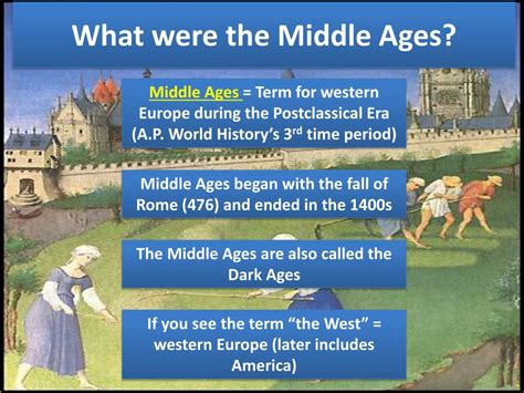Ppt Stages Of Development Of Western Europe During Middle Ages