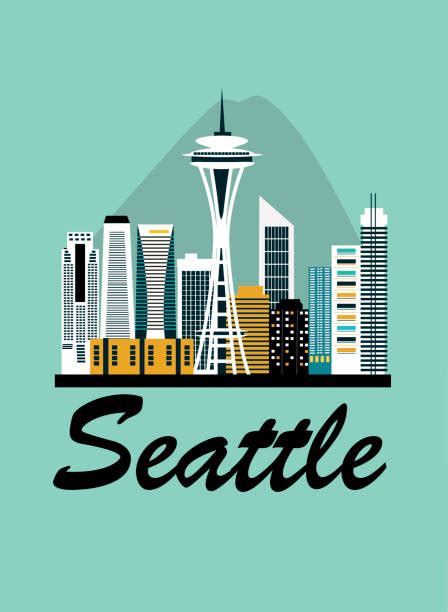 Top 60 Seattle Washington Clip Art Vector Graphics And Illustrations