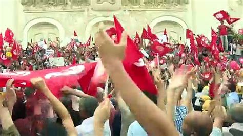 تظاهرة في تونس ضد قرارات سعيد فيديو Dailymotion