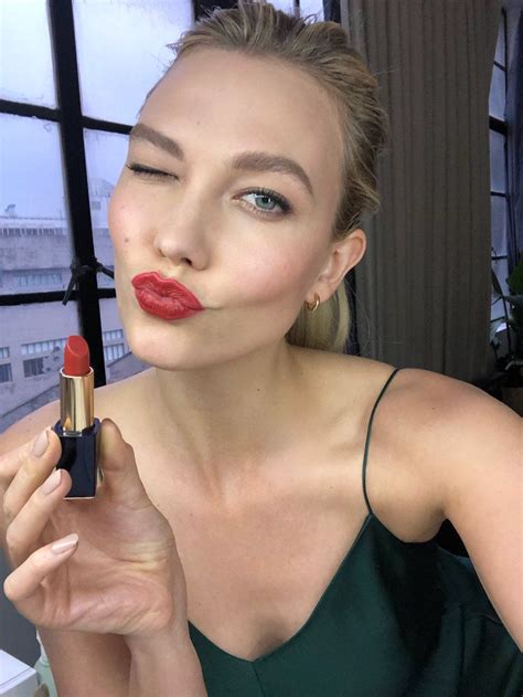National Lipstick Day Natalia Vodianova Face Treatment Karlie Kloss