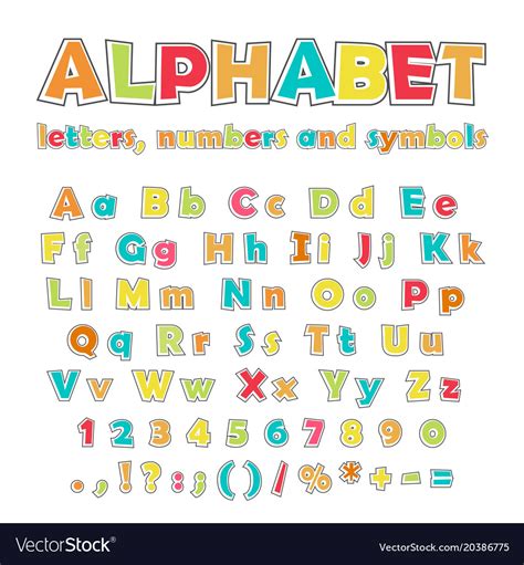 English Alphabet Symbols