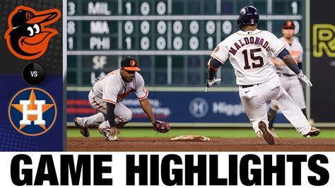 Orioles Vs Astros Game Highlights 6 29 21 MLB Highlights YouTube