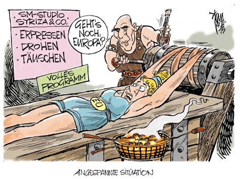 Aktuelle Karikaturen Euro Krise