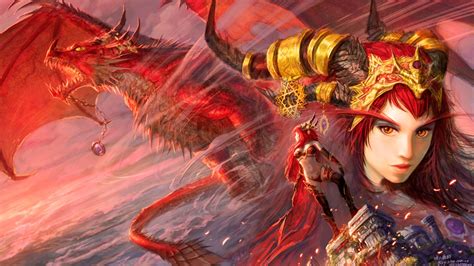 Alexstrasza World Of Warcraft Dragon Wallpaper Games Wallpaper Better