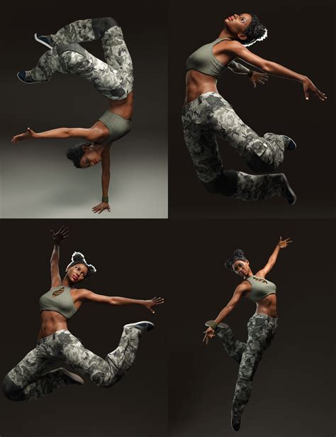 Capsces Hip Hop Poses And Expressions For Genesis 3 Female S Daz 3d