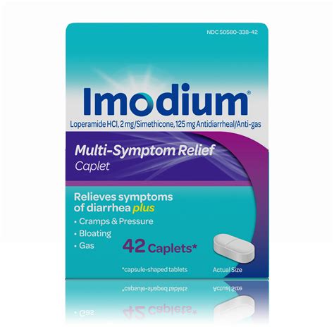 Imodium Multi Symptom Relief Anti Diarrheal Medicine Caplets Ct Walmart Com Walmart Com