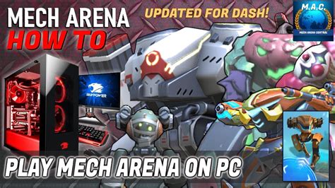 How To Play Mech Arena On Pc With Dash Update Youtube