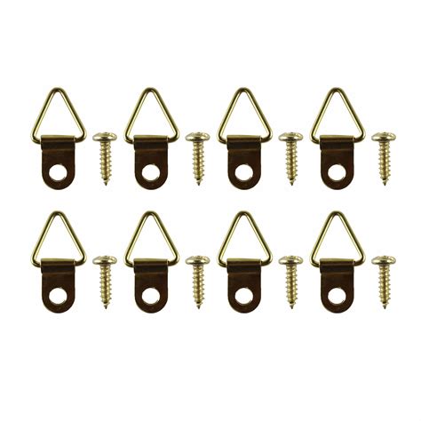 Everhang 10kg Brass Plated Picture Framing Triangles 8 Pack Bunnings Australia