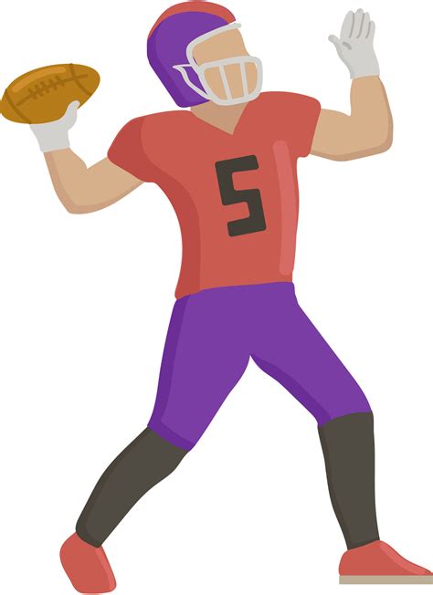 Quarterback Throwing Clipart Free Download Transparent Png Creazilla