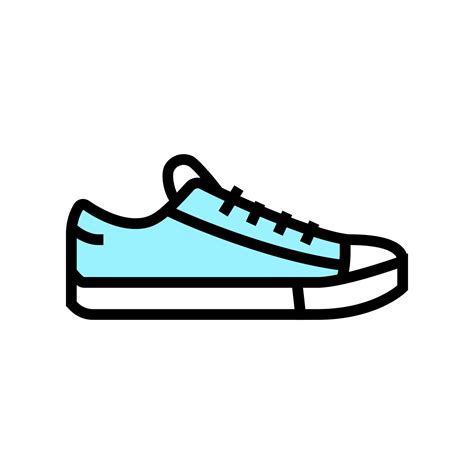 Sneakers Shoe Color Icon Vector Color Illustration 10173767 Vector Art