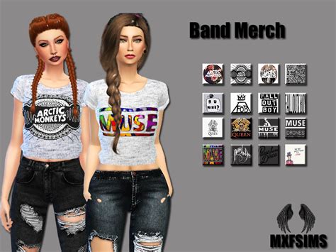 Sims 4 Cc Band Shirts